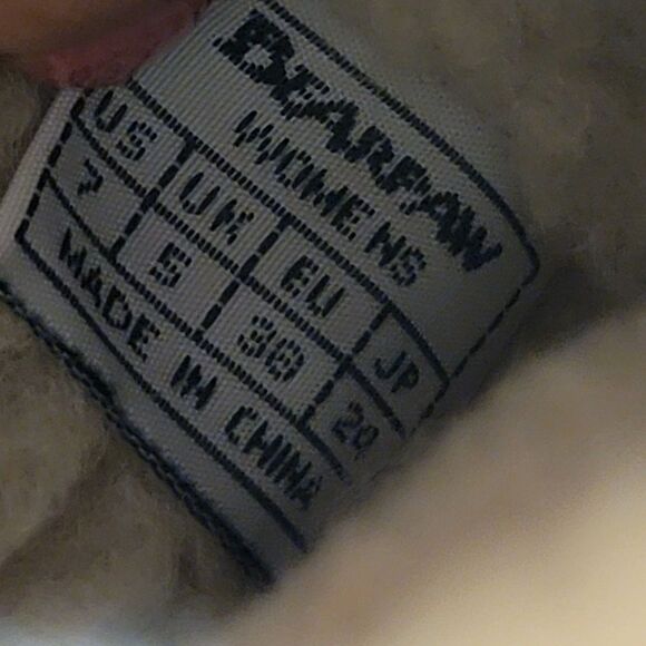 BEARPAW ABBY HICKORY Women mini boots short fleece Sherpa buckle slip on shoes - Picture 9 of 11